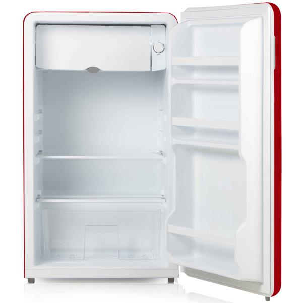 Refrigerateur bar Primo PR109RKR Réfrigérateur Table Top RETRO - 93L - F -  Rouge