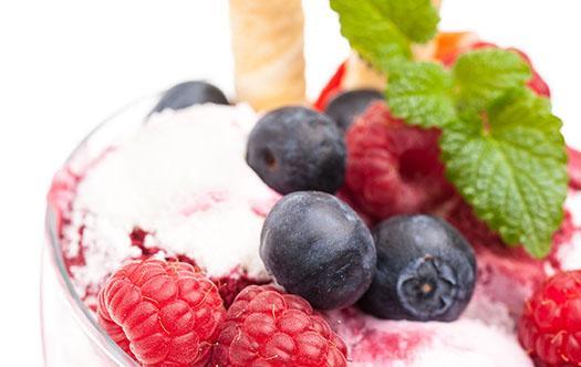 Recette Glace aux fruits sauvages