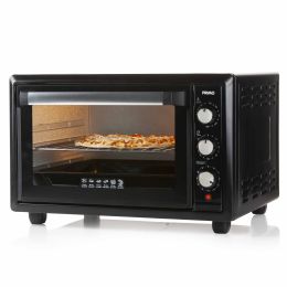 PRIMO PR250OV Vrijstaande Oven - Heteluchtoven met Grillfunctie - 34L - 1300W - Zwart
