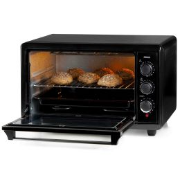 PRIMO PR253OV Vrijstaande Oven - Grillfunctie - Kleine Oven - 42L - Zwart
