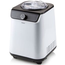 PRIMO PR401IM IJsmachine - IJsmaker - Zelf Vriezend - Met Compressor - 1,2L - Wit/Zwart